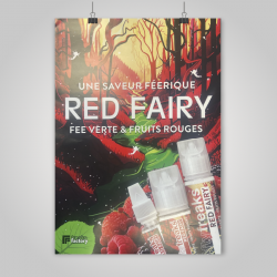 Poster A3 Red Fairy